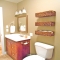 Basket storage for bathroom