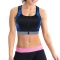  ELEADY High Impact Workout Sports Support Bra Full Cup Top Vest with Front-Zipper Wirefree for Wome - ELEADY-clothes