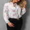 Floral Print Tied Detail Casual Blouse - Spring Wardrobe