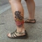 Flower leg tattoo - Tattoos