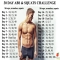 Get washboard abs with the 30 day abs & squats challenge!