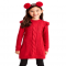 Girls Ruffle Sweater Dress