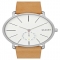 'Hagen' Leather Strap Watch by Skagen  - Watches