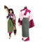 InuYasha Sango Kimono Cosplay Costume