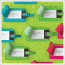 Luggage tag wedding favours - Our destination wedding