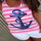 Neon pink anchor tank - My style