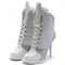 Nike Air Jordan 23 High Heels White Grey