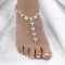 Pearl/Rhinestone Foot Jewelry - Our destination wedding