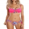 Print Tied Detail Bikini Set