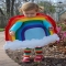 Rainbow kids costume