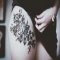 Rose thigh tattoo - Tattoos