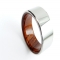 Rosewood and Titanium ring. 