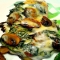 Smothered Chicken with Spinach, Mushrooms & 3 Cheeses
