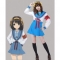 suzumiya haruhi no yuutsu Haruhi installed winter uniforms