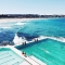 Swim at Bondi Icebergs pool in Sydney, Australia