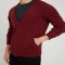 The Donegal Cardigan in Scarlet Sage