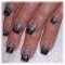 *Black Glitter Nails :)
