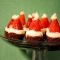 Santa Hat Brownie Bites - Christmas