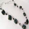 crochet wire and bead necklace - Jewlery making ideas