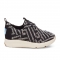 Toms Black Tribal Woven Women's Del Rey Sneakers