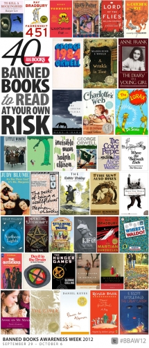 40 banned books to read - Books