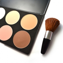 6 colors - Shading Powder with Brush - Makeup Sets