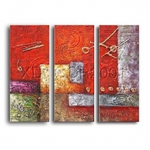 A Flowing Stream Oil Painting - Set of 3 - Free Shipping - Abstract Paintings