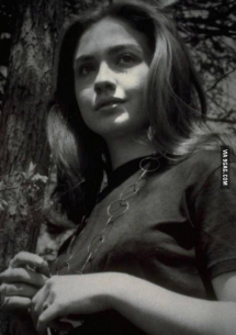 A younger Hillary Clinton (Rodham) - In the news