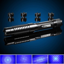 Acheter 5 en 1 30000mw Pointeur Laser Bleu Puissant classe 4 Brûlant - Unassigned