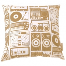 Aimee Wilder Analog Nights Pillow in Curry - Home decoration