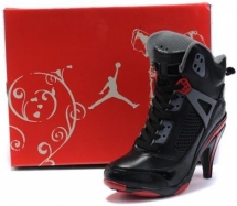Air Jordan Spizike Heels Women Red Black - Air Jordan Spizike Heels