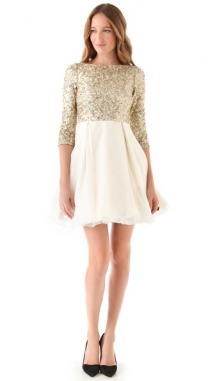 Alice + Olivia Sequined Dress - Cute Dresses