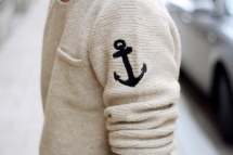 Anchor sweater - Boyfriend fashion & style