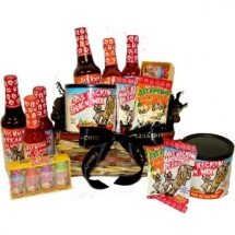 Ass Kickin' Hot Sauce Gift Basket - Christmas Gift Ideas