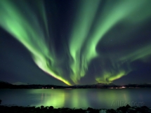 Aurora Borealis over Tjeldsundet Photographic Print - Art for home and cottage