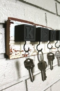 Baby block key holders - For the home