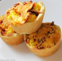 Bacon, Eggs, and Cheese Breakfast Cups - Food & Drink