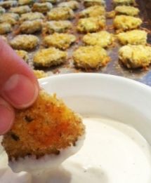 Baked "fried" pickles - Fab Foods