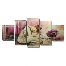 Ballet Dancer Oil Painting - Set of 5 - Free Shipping - People Paintings