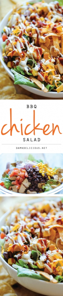 BBQ Chicken Salad - Healthy Lunches