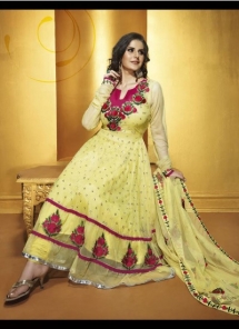 Beautiful Yoke Embroidered Anarkali Salwar Kameez - Most fave products