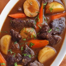 Beef Stew with Carrots & Potatoes - Healthy Food Ideas