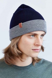 Bickley + Mitchell Fine Merino Colorblock Beanie $50 - Hats