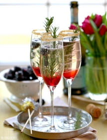 Blackberry Ombre Sparkler - Christmas Entertaining