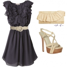 Blue and Cream - Clothing, Shoes & Accessories