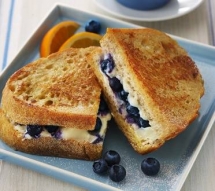 Blueberry French Toast Sandwich - Food, Drink and Baking