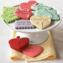 Cookie Cutters with Words - Baking Ideas