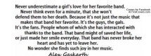 Never underestimate a girl's love for her favourite band!! EVER!! - Inspirational Quotes
