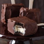 Chocolate Covered Brownie Ice Cream Sandwich - Frozen Desserts and Drinks