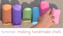 homemade chalk - Toddler Crafts